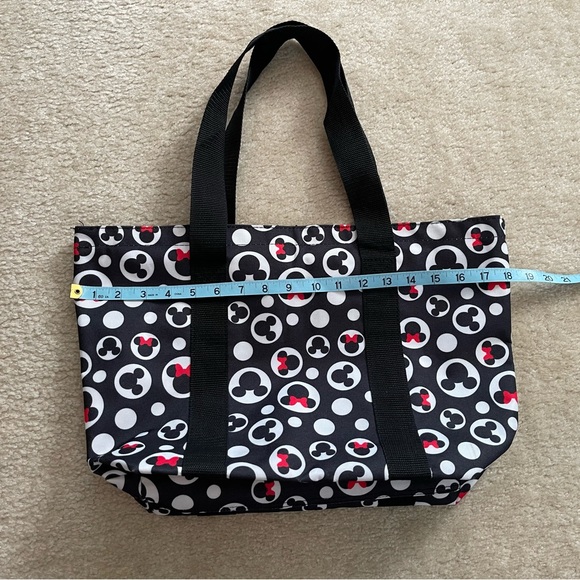 Disney Tote Bag - Mickey and Minnie Zipper Travel Bag - Picture 4 of 11